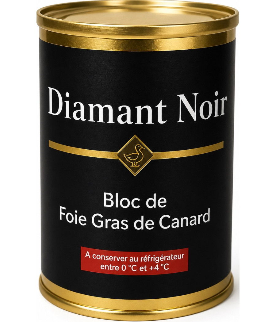 BLOC DE FOIE GRAS DE CANARD DIAMANT NOIR 350G