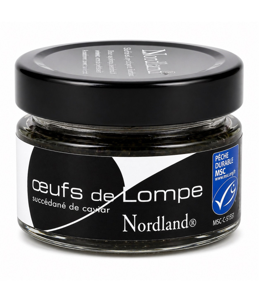 OEUFS DE LOMPE NOIR NORDLAND 100G