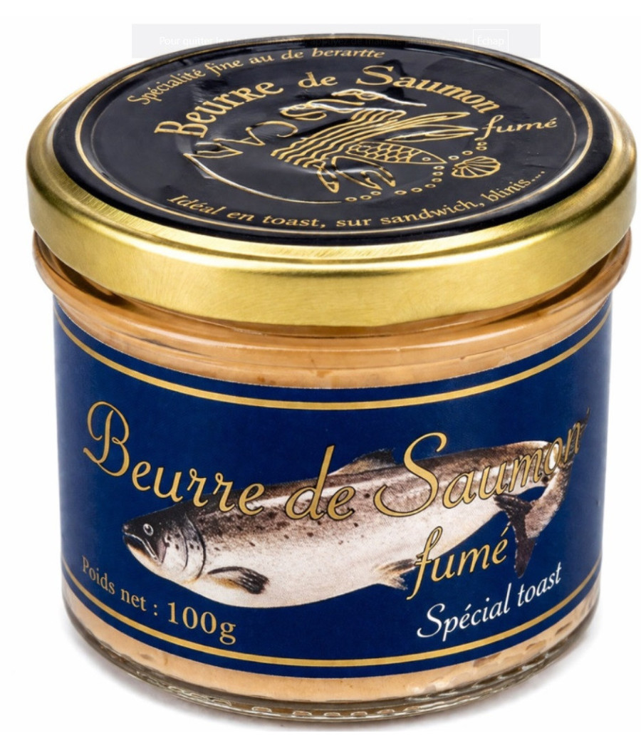 BEURRE DE SAUMON FUME CRUSCANA 100G