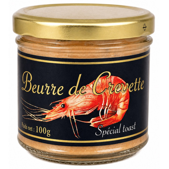 BEURRE DE CREVETTE SPECIAL TOAST CRUSCANA 100G