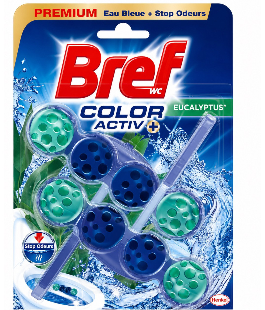 BLOC WC BLUE ACTIV EUCALYP BREF 2X50G
