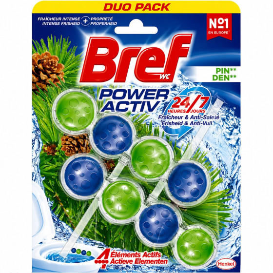 BLOC WC BREF POWER ACTIV PIN 2 X 50G