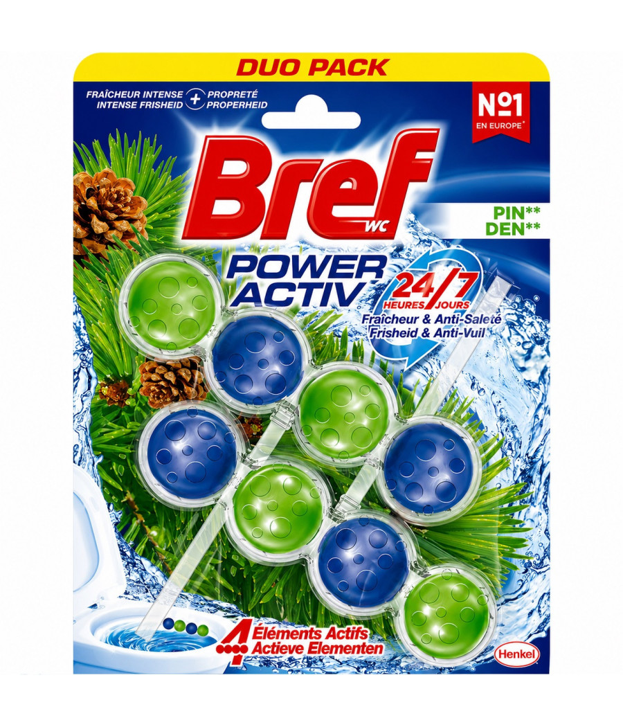 BLOC WC BREF POWER ACTIV PIN 2 X 50G
