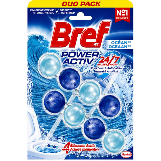 BLOC WC BREF POWER ACTIV OCÉAN 2 X 50G