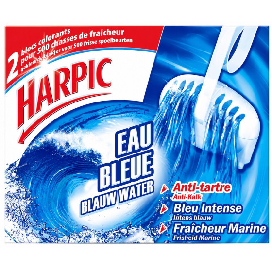 BLOC WC EAU BLEUE HARPIC X2