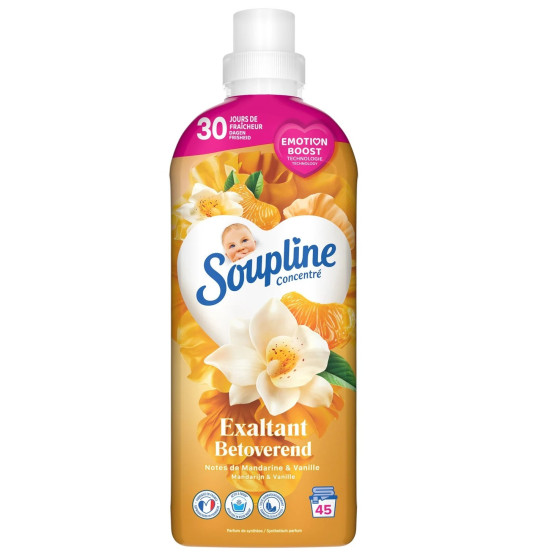 ADOUCISSANT SOUPLINE MANDARINE VANILLE 1,35L