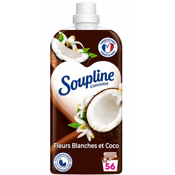 ADOUCISSANT SOUPLINE FLEUR BLANCHE ET COCO 1.28L