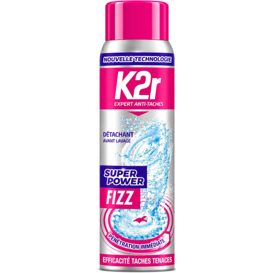 SPRAY DÉTACHANT K2R AÉROSOL SUPER POWER FIZZ 300ML