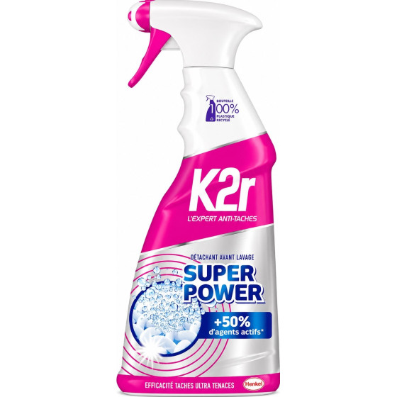 SPRAY DÉTACHANT K2R AVANT LAVAGE SUPER POWER 550ML