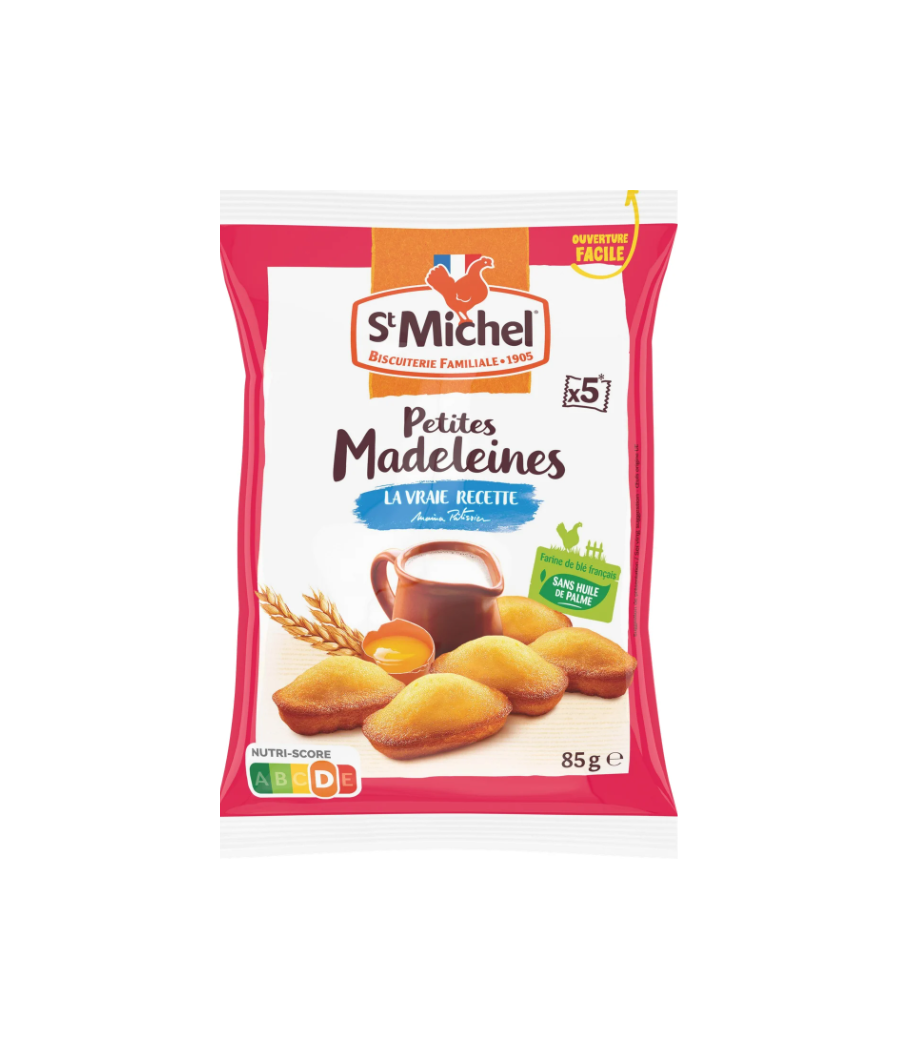 MADELEINES PETITES NATUREE  ST MICHEL 85G