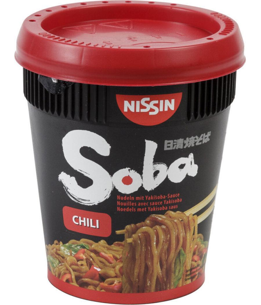 NOUILLES INSTANTANEES SAVEUR CHILI SOBA NISSIN 92G