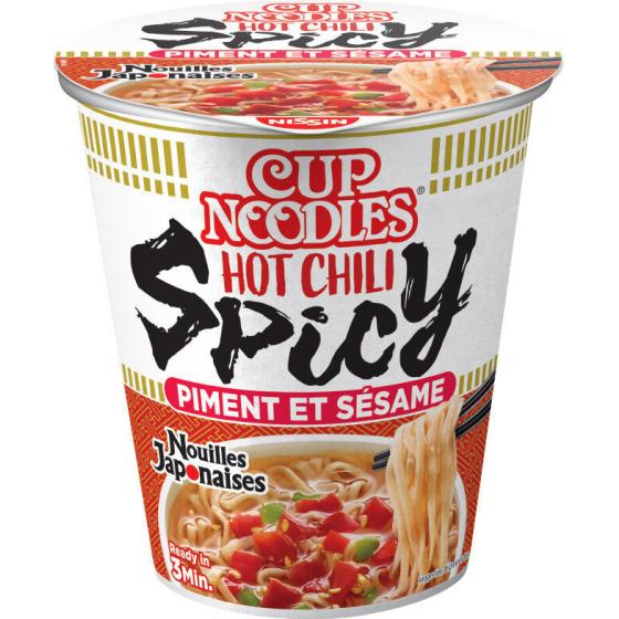 NOUILLES INSTANTANEES PIMENT ET SESAME NISSIN 66G