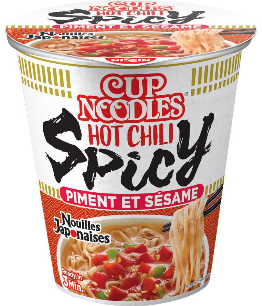 NOUILLES INSTANTANEES PIMENT ET SESAME NISSIN 66G