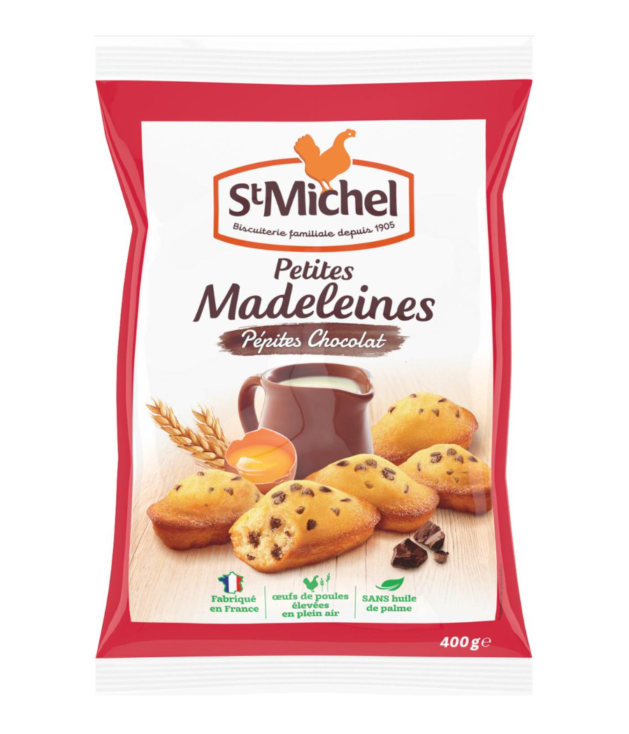 PETITE MADELEINE AUX PÉPITES DE CHOCOLAT 400 G