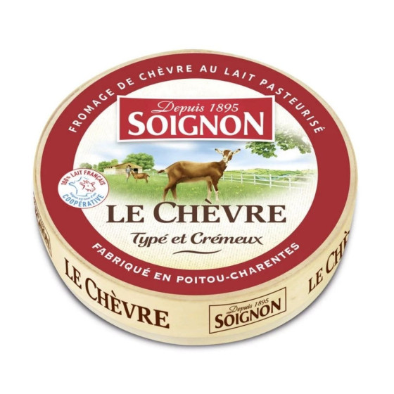 FROMAGE DE CHEVRE TYPE ET CREMEUX SOIGNON 180G