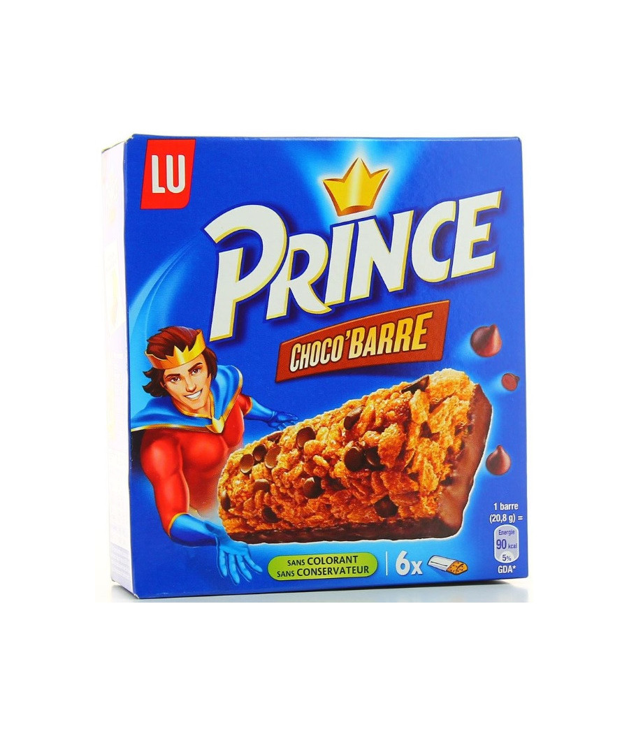 PRINCE CHOCO'BARRE CEREALIERE AU CHOCOLAT PRINCE 125G