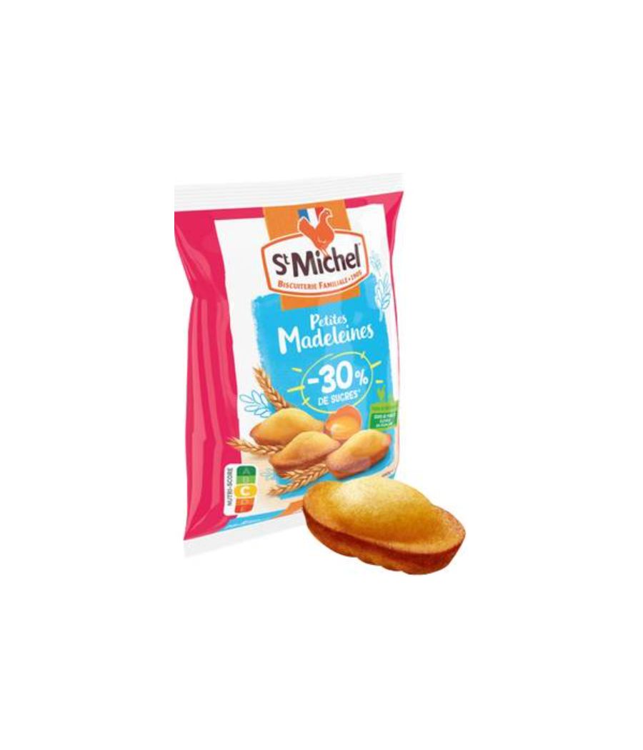 PETITES MADELEINES -30% DE SUCRES 400G