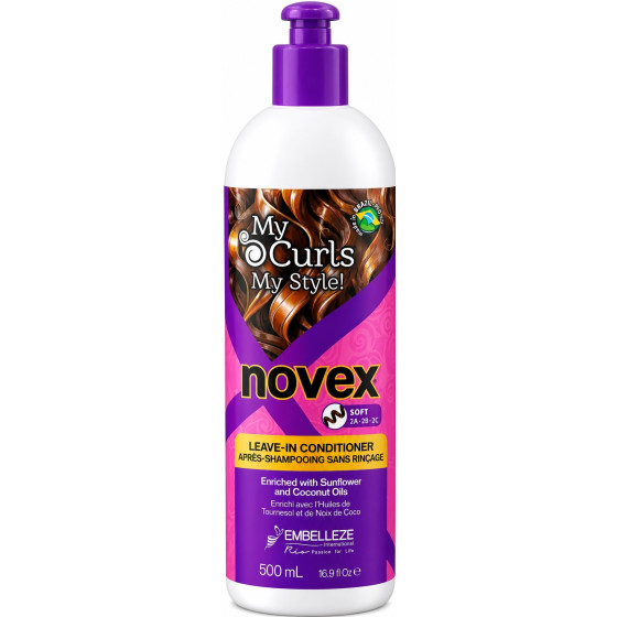 APRÈS SHAMPOOING MY CURLS NOVEX SANS RINCAGE 500ML