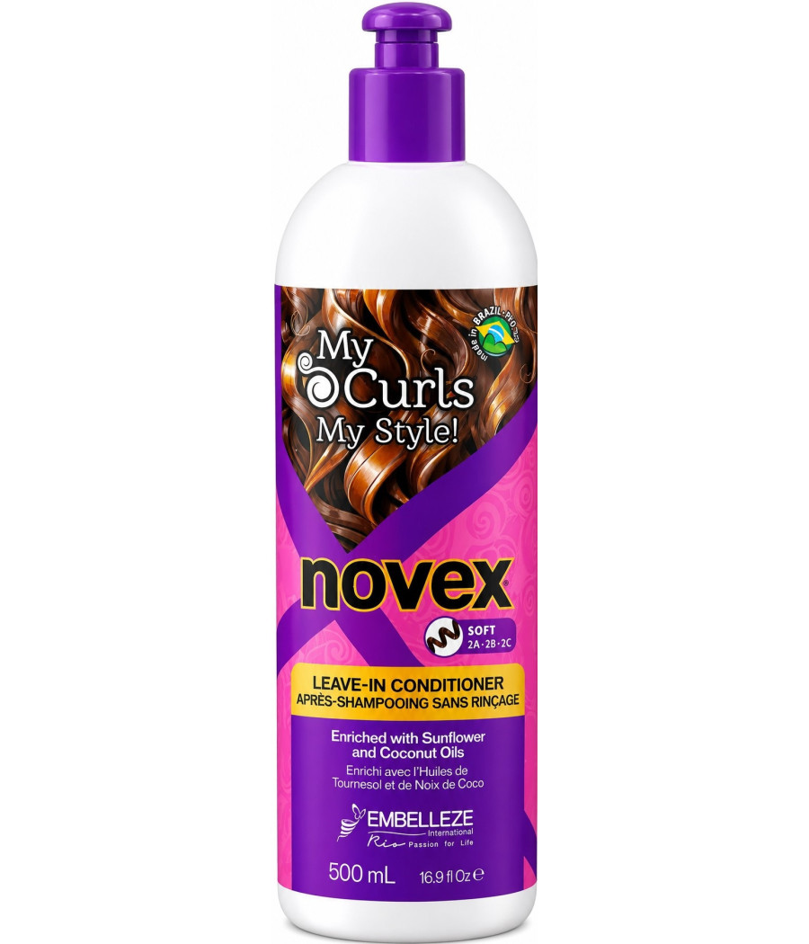 APRÈS SHAMPOOING MY CURLS NOVEX SANS RINCAGE 500ML