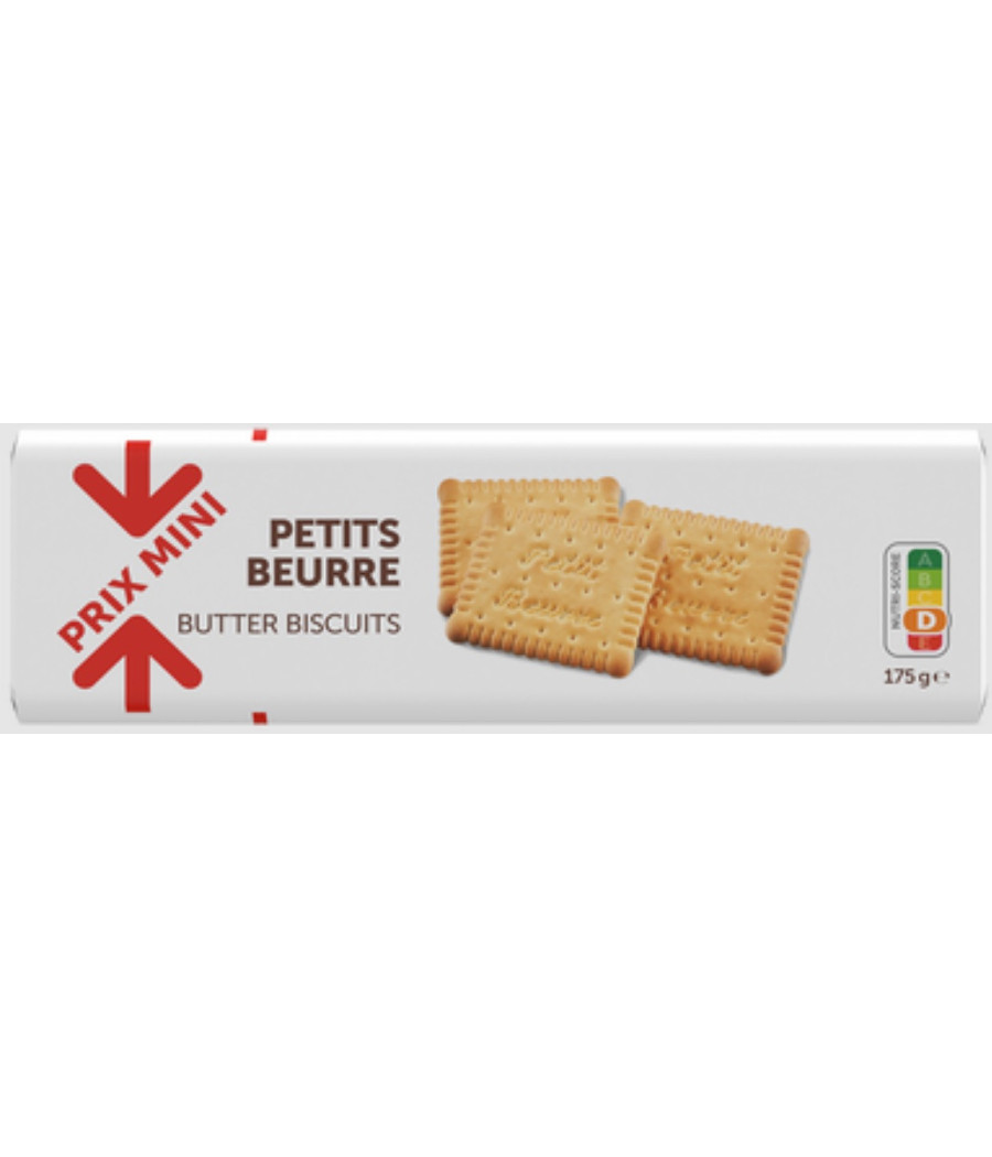 BISCOUITS PETITS BEURRE PRIX MINI 175G