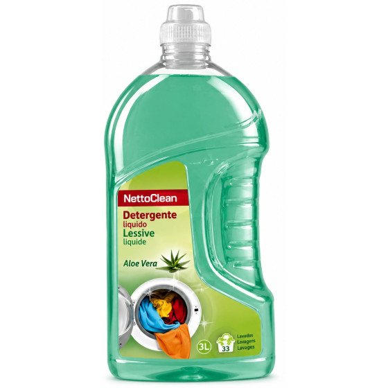 LESSIVE LIQUIDE ALOE VERA NETTOCLEAN 3L