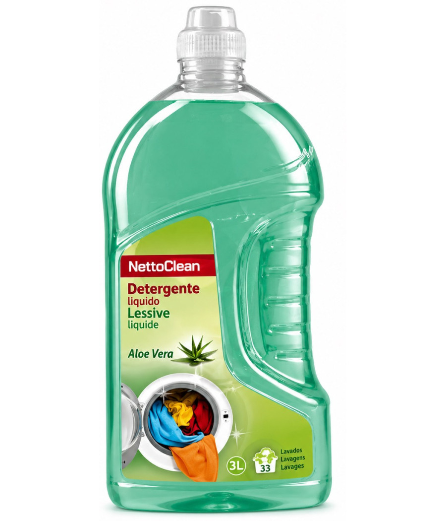 LESSIVE LIQUIDE ALOE VERA NETTOCLEAN 3L