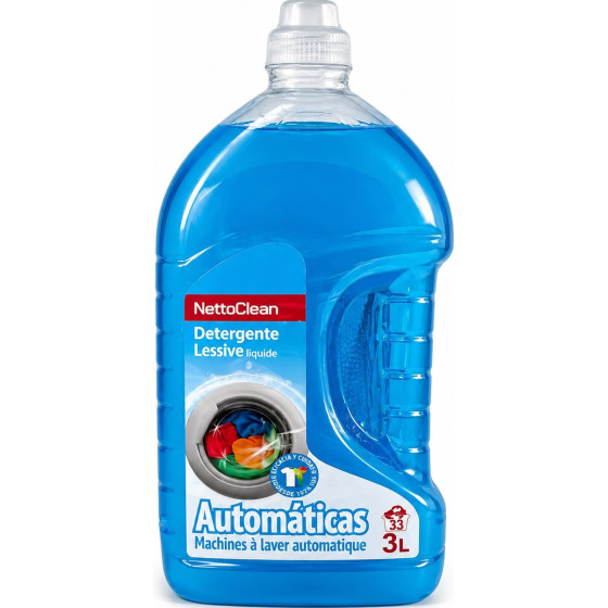 LESSIVE LIQUIDE DETERGENTE NETTOCLEAN 3L