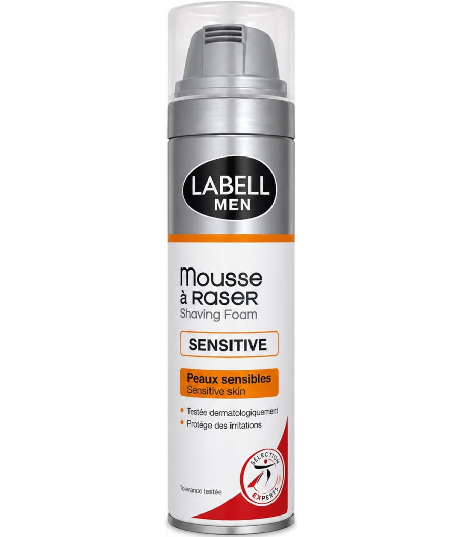 MOUSSE A RASER MEN PEAUX SENSIBLES LABELL 250ML