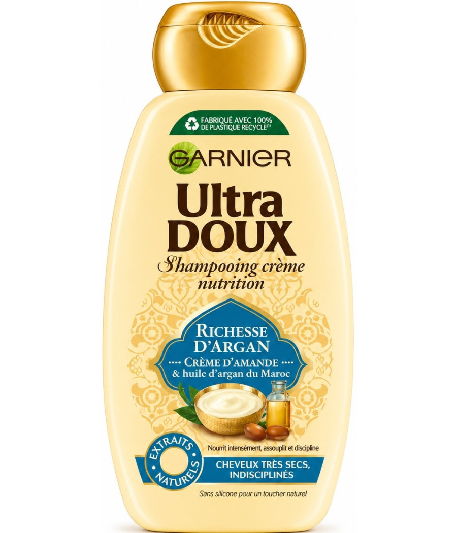 SHAMPOOING CREME NUTRITION RICHESSE ARGAN ULTRA DOUX 250ML
