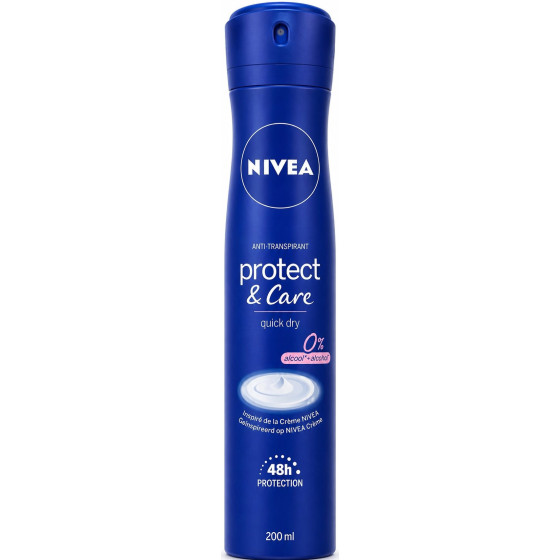 DEODORANT SPRAY ANTI-TRANSPIRANT PROCTECT&CARE NIVEA 200ML