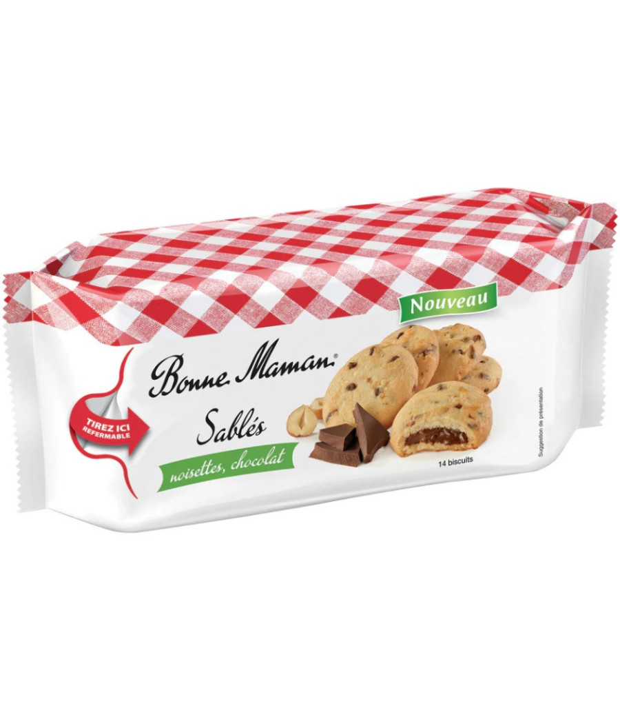 SABLES NOISETTE CHOCOLAT BONNE MAMAN 150G