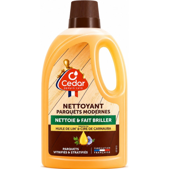 NETTOYANT PARQUET MODERNE A LA CIRE D'ABEILLE O'CEDAR 1L