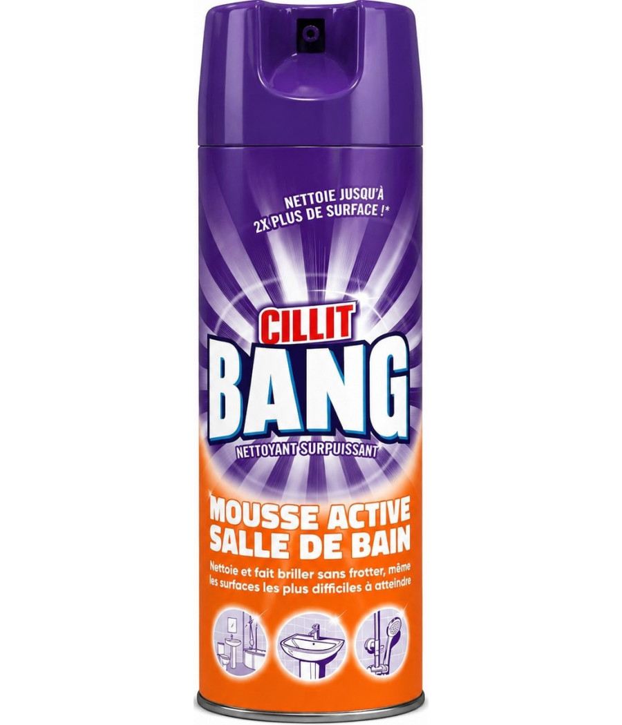 MOUSSE ACTIVE SALLE DE BAIN CILLIT BANG 600ML