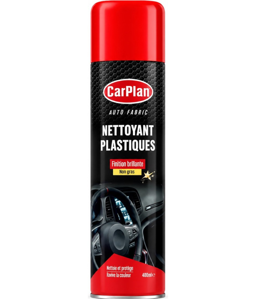 NETTOYANT PLASTIQUE VANILLE CARPLAN 400ML