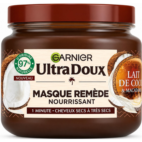 MASQUE ULTRA DOUX REMEDE COCO GARNIER 340ML