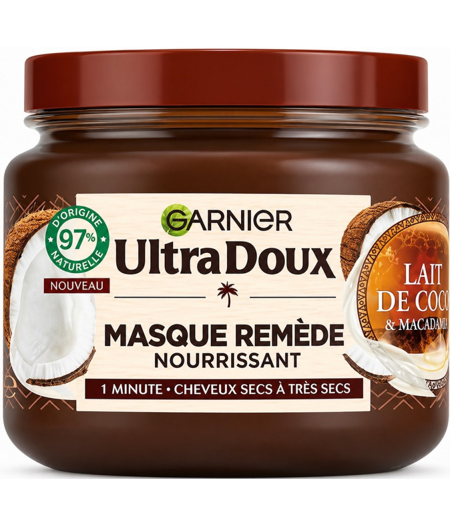 MASQUE ULTRA DOUX REMEDE COCO GARNIER 340ML