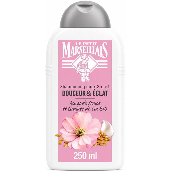 SHAMPOOING LE PETIT MARSEILLAIS AMANDE DOUCE ET GRAINES DE LIN 250ML