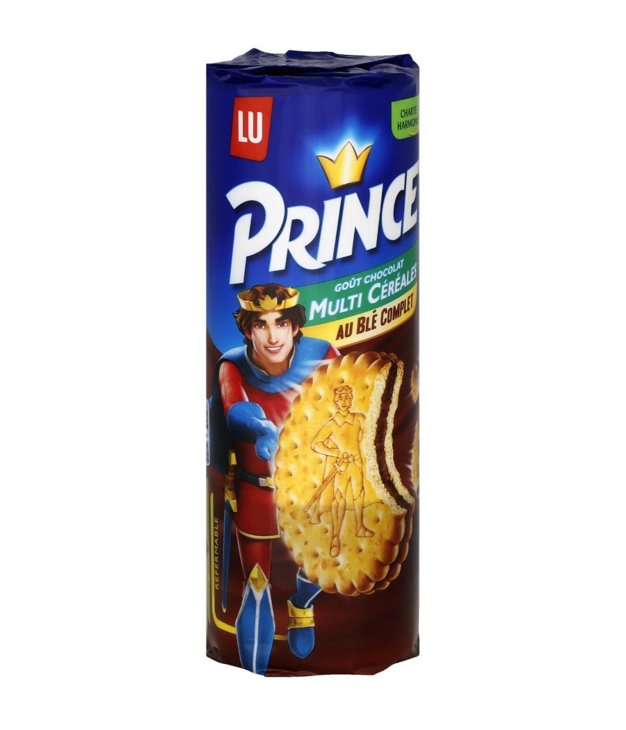 PRINCE MULTI CEREALES GOUT CHOCOLAT AU BLE COMPLET LU 293G