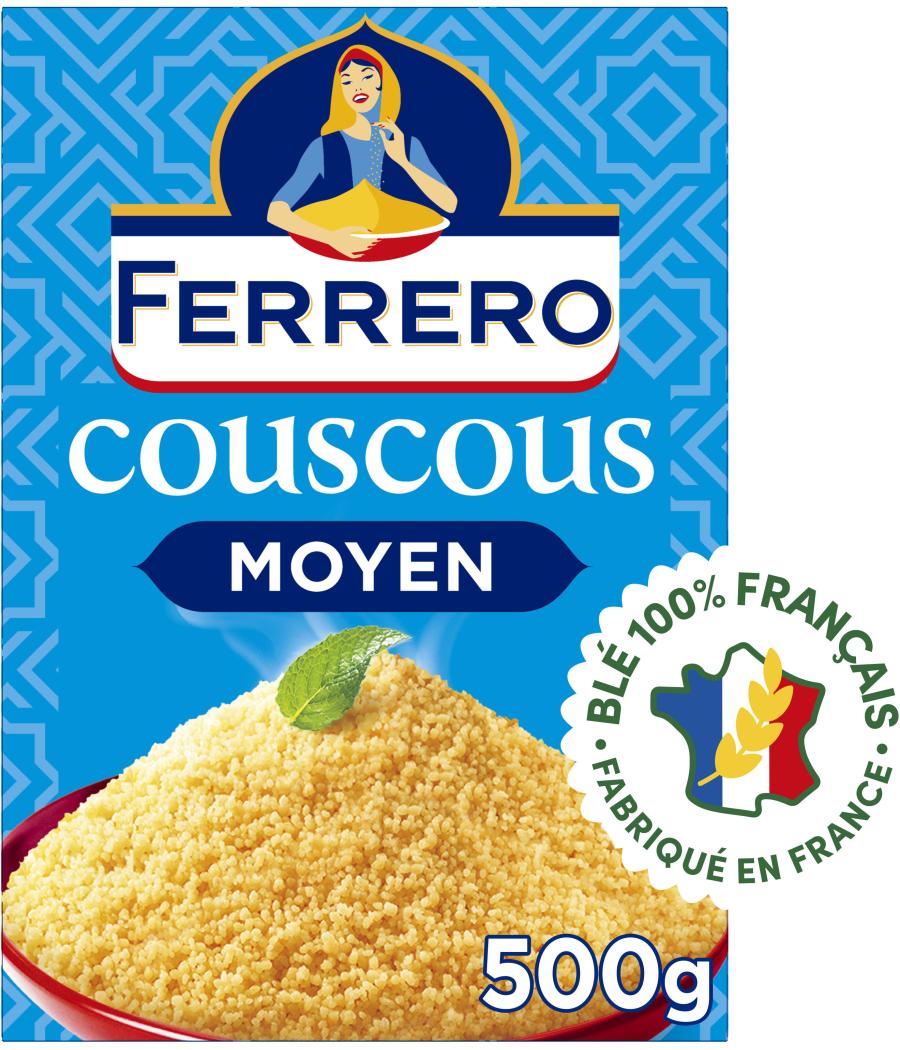 COUSCOUS GRAIN MOYEN FERRERO 500G