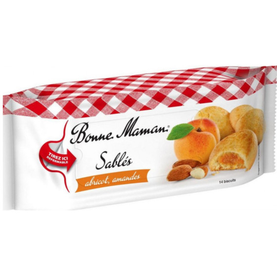 SABLES A L'ABRICOT ET AUX AMANDES BONNE MAMAN 150G