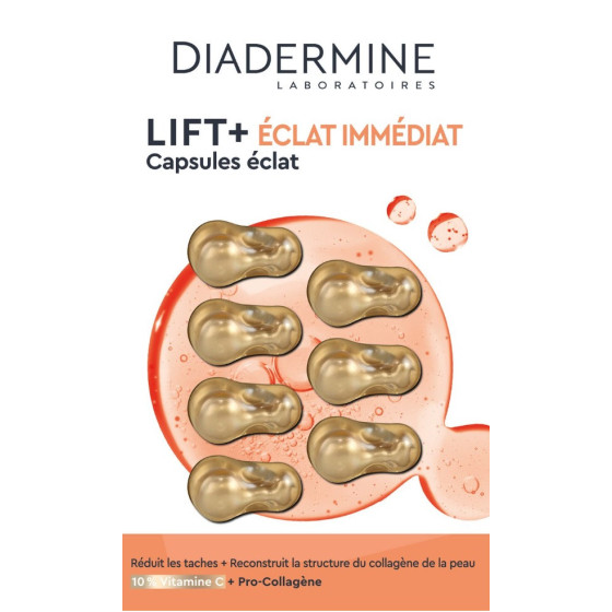CAPSULES DIADERMINE LIFT ET ÉCLAT IMMÉDIAT X 7