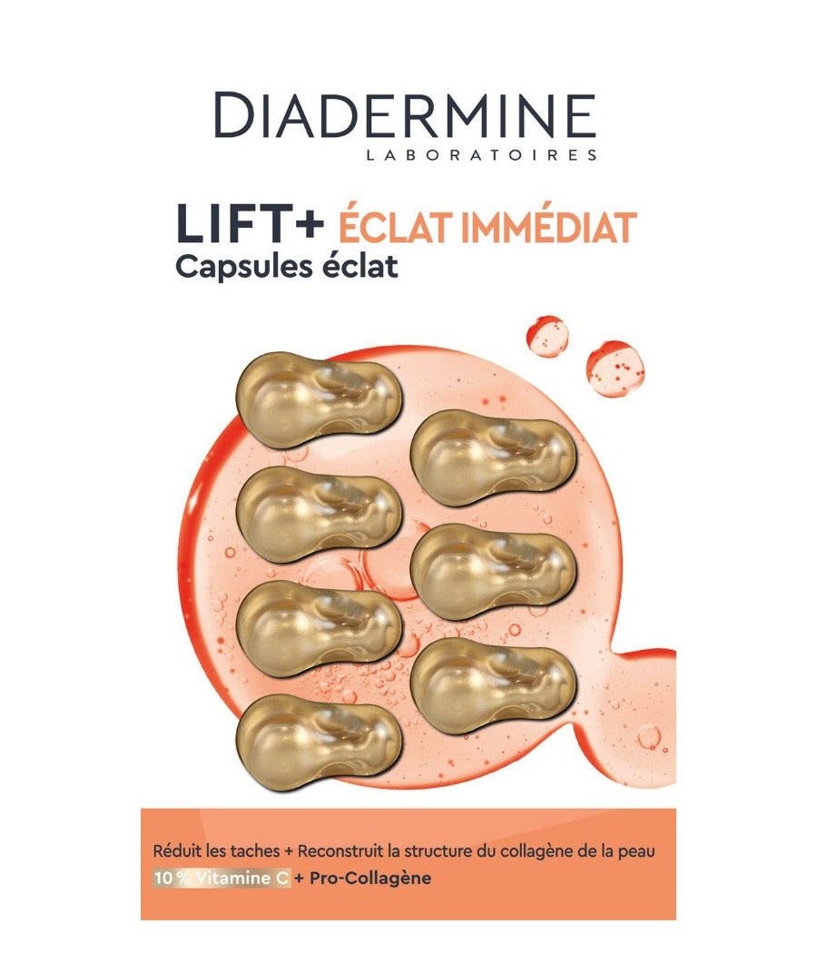 CAPSULES DIADERMINE LIFT ET ÉCLAT IMMÉDIAT X 7