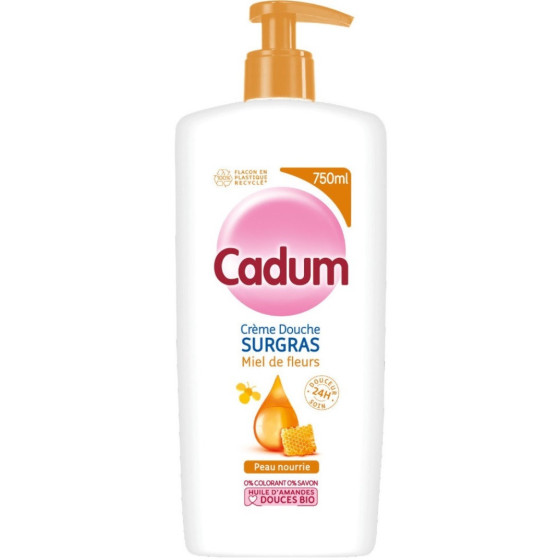 CREME DE DOUCHE SURGRAS MIEL DE FLEURS CADUM 750ML