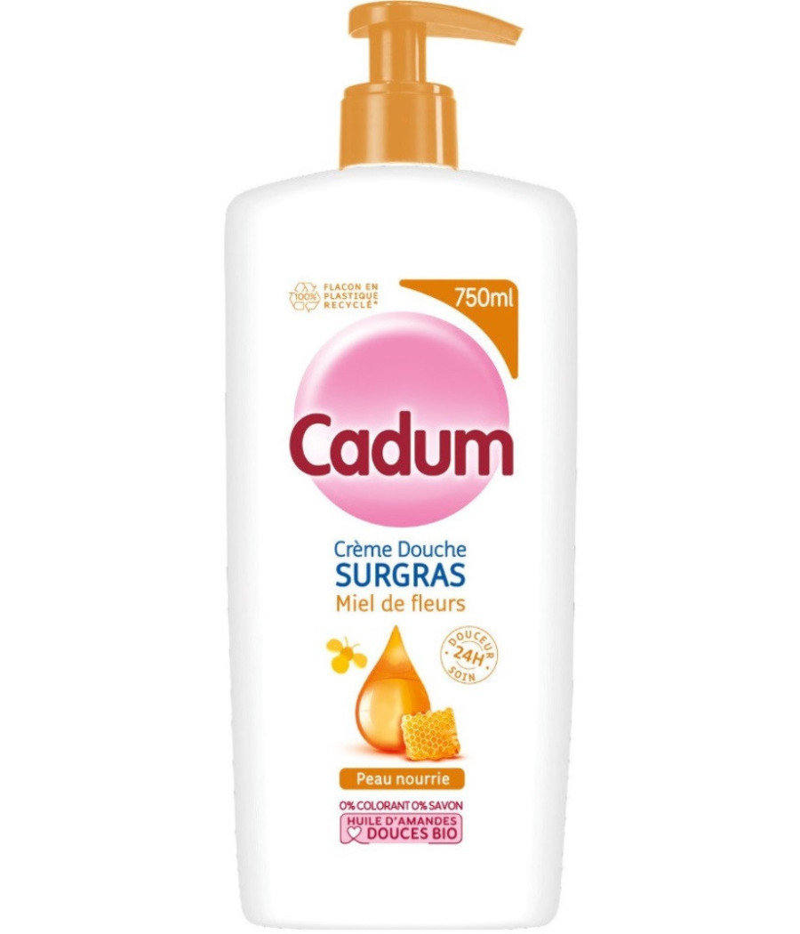 CREME DE DOUCHE SURGRAS MIEL DE FLEURS CADUM 750ML