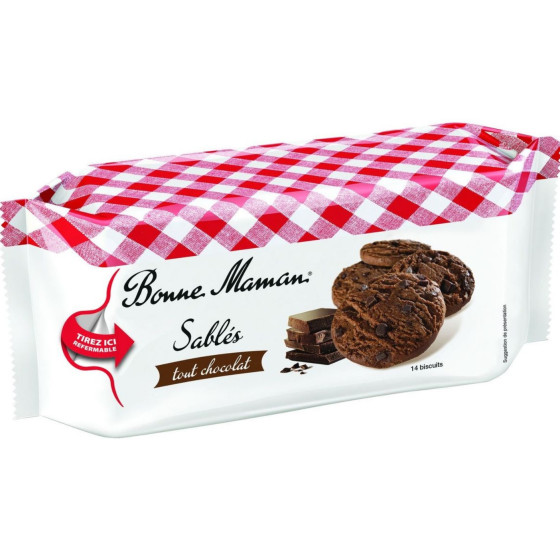 SABLES TOUT CHOCOLAT BONNE MAMAN 150G