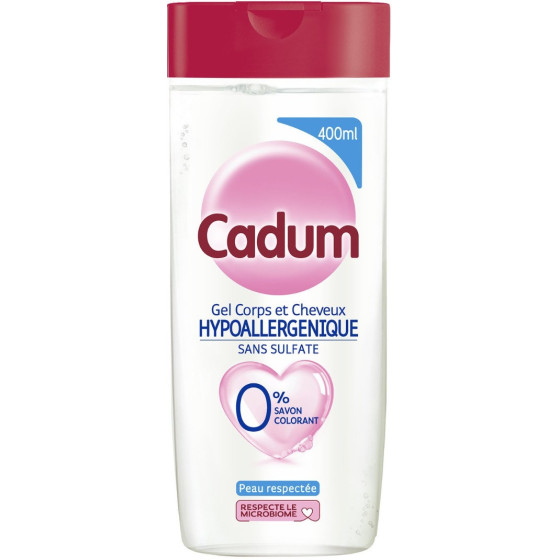 CRÈME DE DOUCHE CADUM HYPOALERGENIQUE 400ML