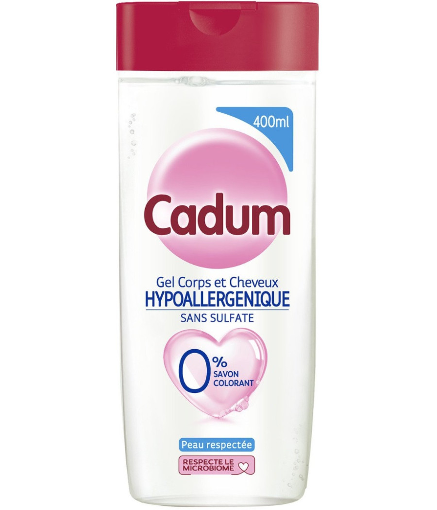 CRÈME DE DOUCHE CADUM HYPOALERGENIQUE 400ML