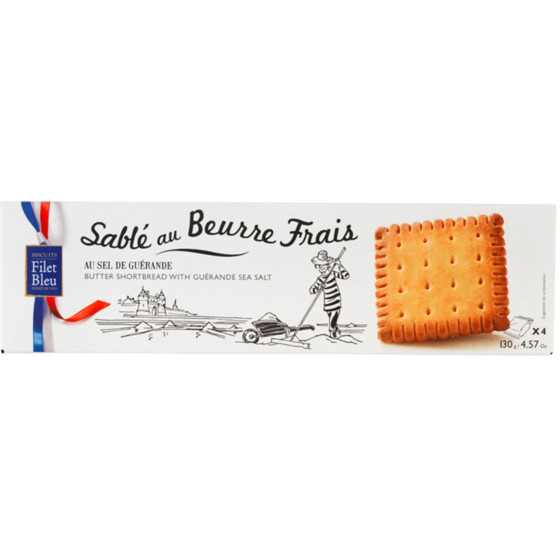 SABLES AU BEURRE FRAIS AU SEL DE GUERANDE 130 G