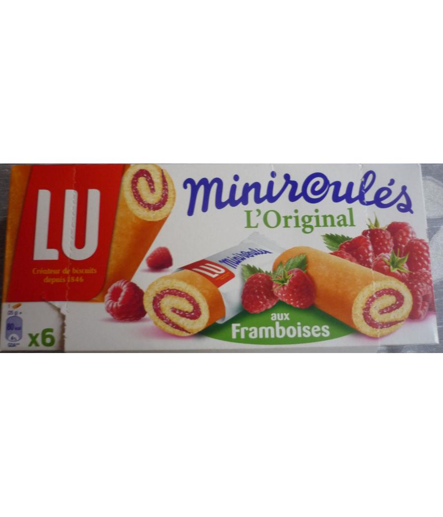 MINIROULES AUX FRAMBOISES 150G