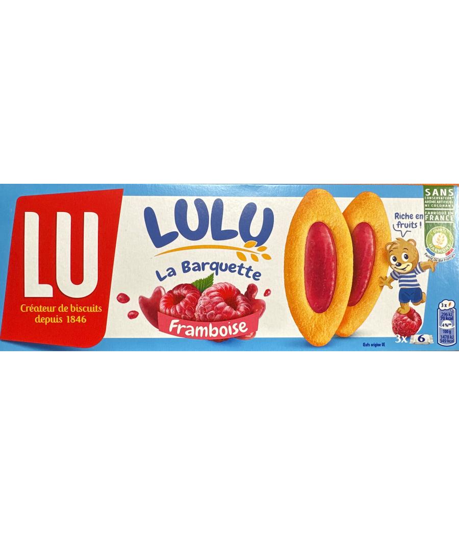 LULU LA BARQUETTE FRAMBOISE 120G
